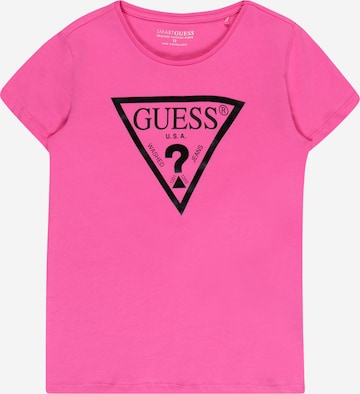 Tricou de la GUESS pe roz: față