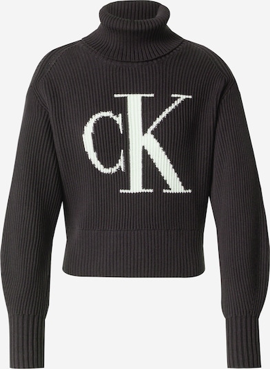 Calvin Klein Jeans Pullover in schwarz / weiß, Produktansicht