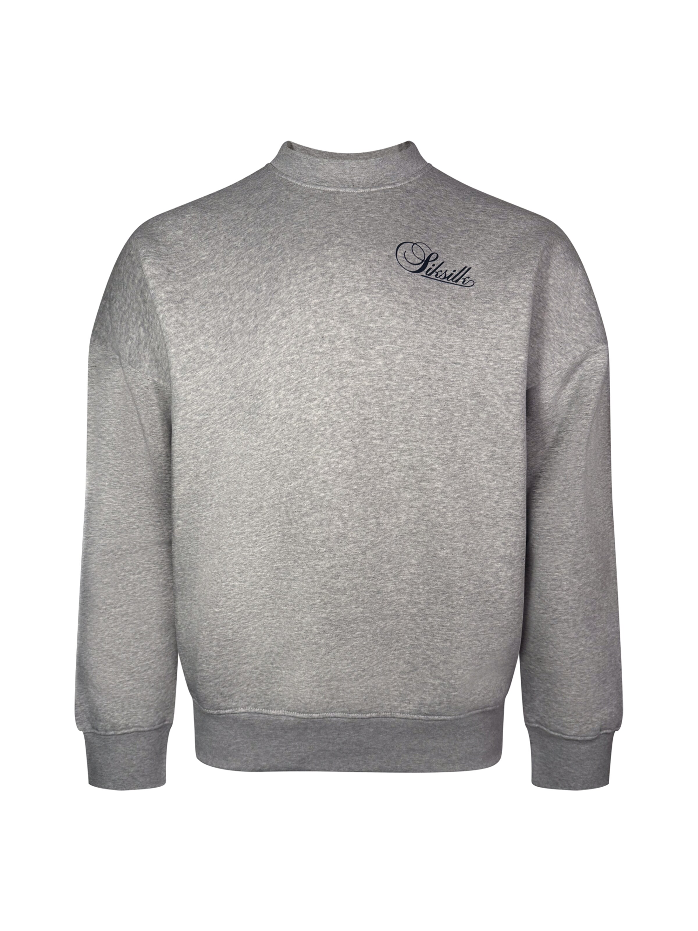 SikSilk Sweatshirt in Grey: front