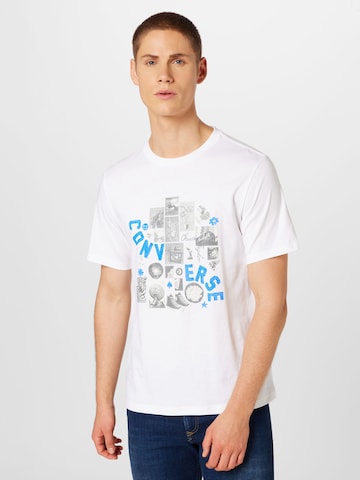 balts CONVERSE T-Krekls: no priekšpuses