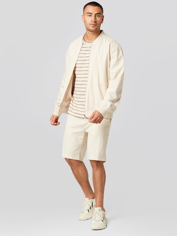 ABOUT YOU x Kevin Trapp Between-Season Jacket 'Florian' in Beige