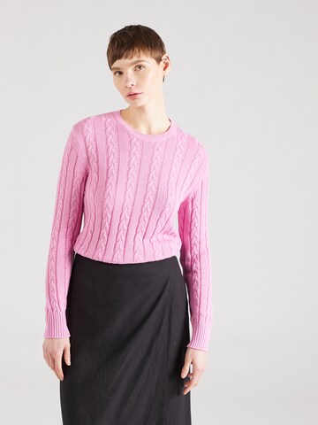 Pull-over UNITED COLORS OF BENETTON en rose : devant