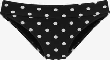 LASCANA Bikini Bottoms in Black: front