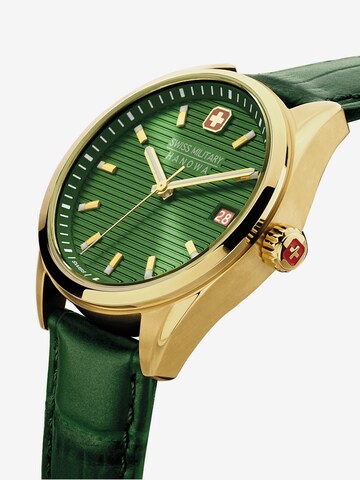 SWISS MILITARY HANOWA Analog Watch 'ROADRUNNER' in Green