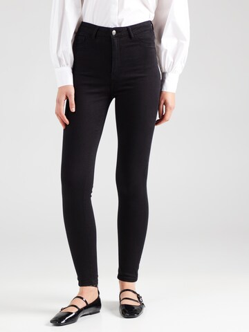 Tally Weijl Skinny Jeans in Zwart: voorkant