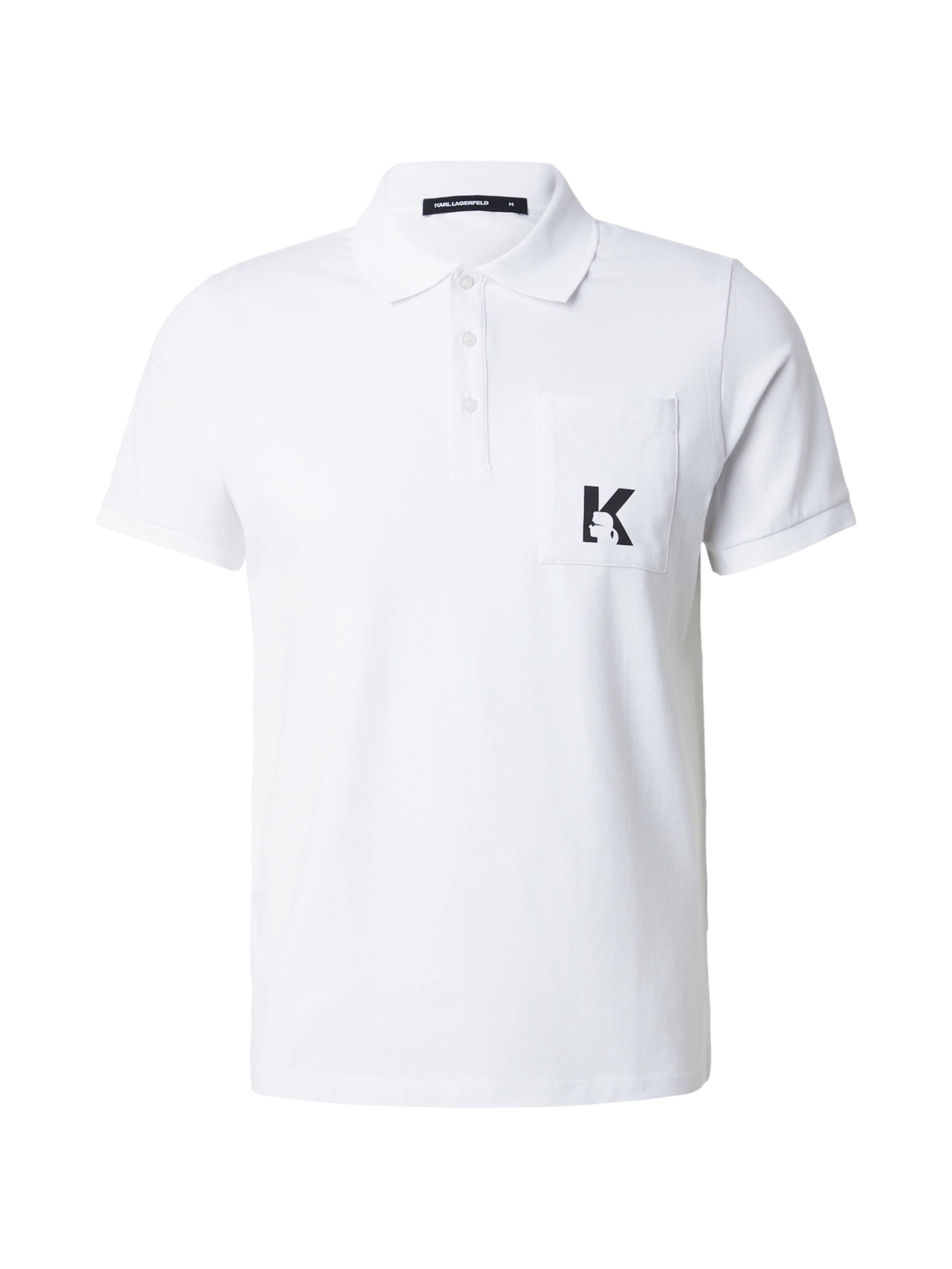 Karl Lagerfeld - Camiseta en blanco: frente