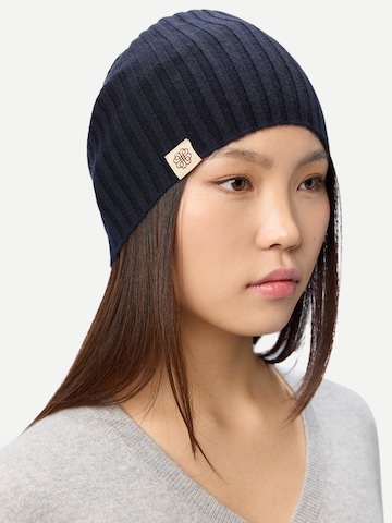 GOBI Cashmere Mössa 'Unisex Cashmere Rib Knit Hat' i blå