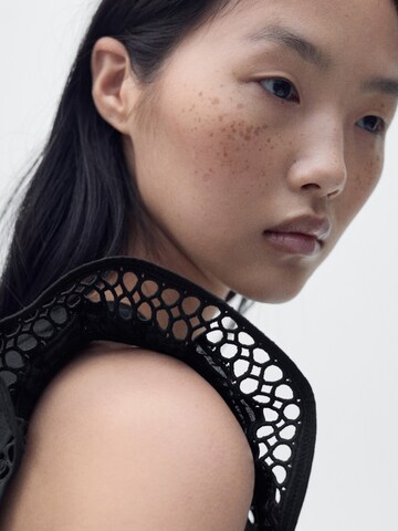 MANGO Top 'MUNI' in Schwarz
