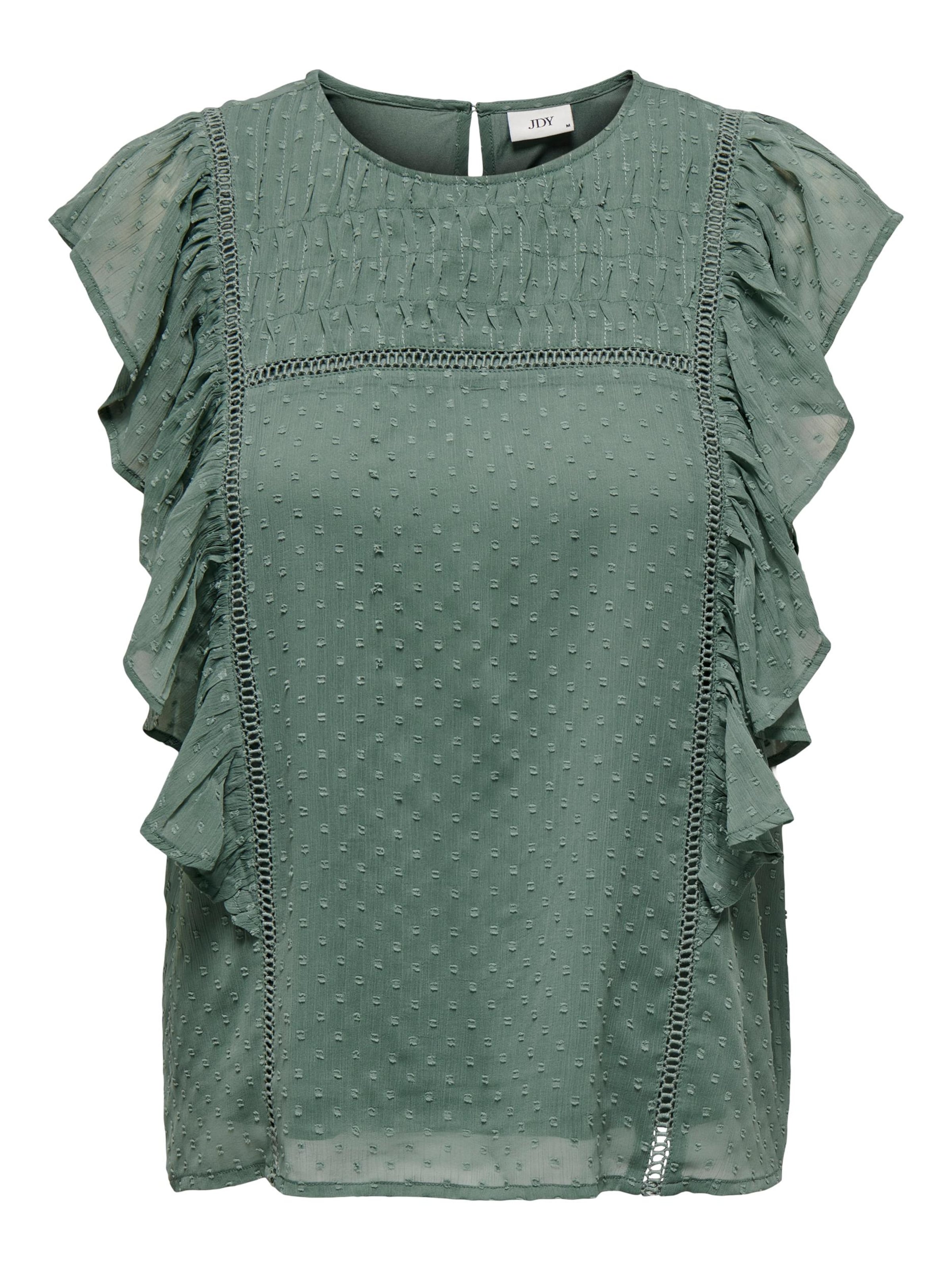 JDY Блуза 'SOUL' в зелено: отпред