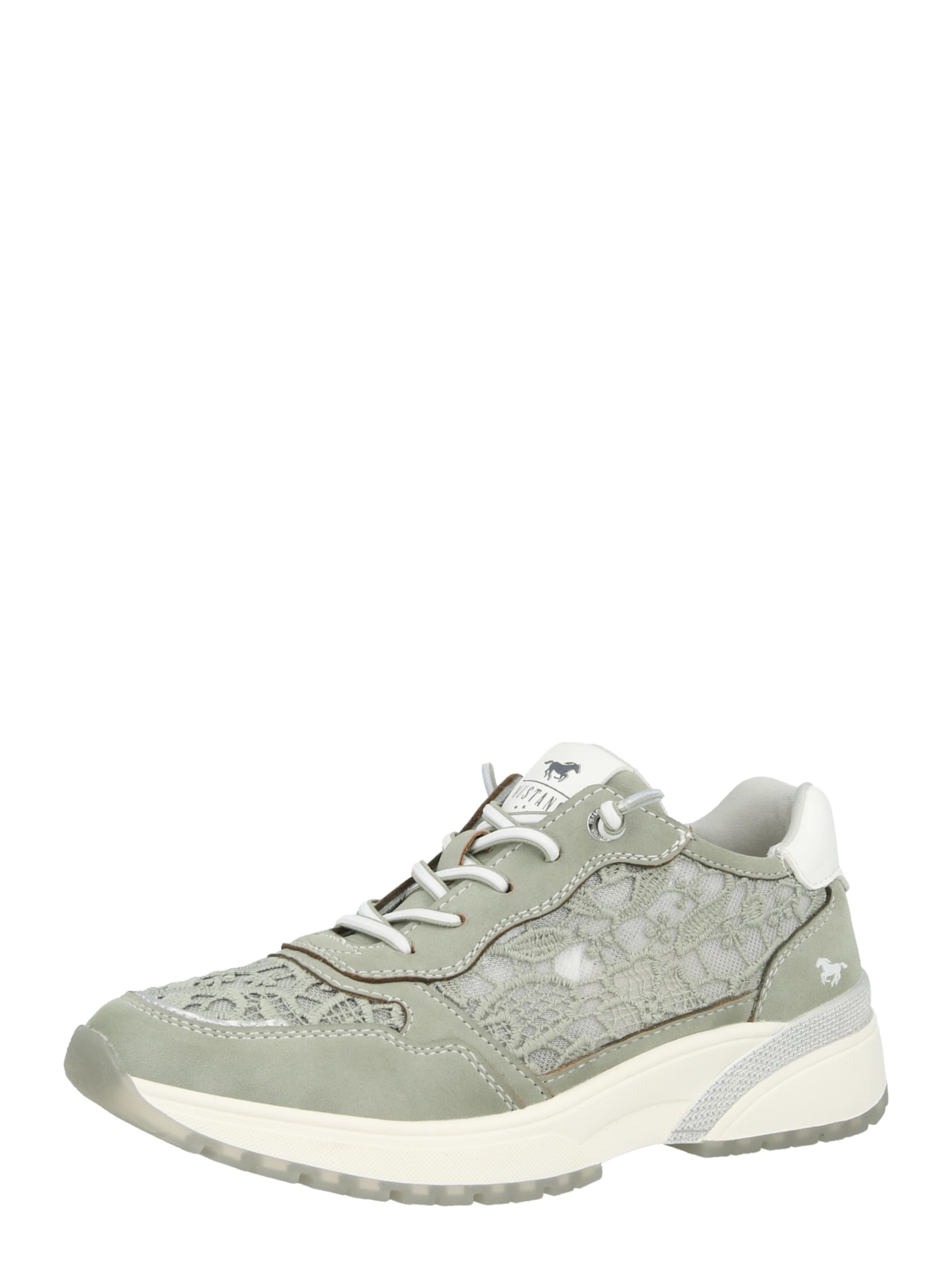 MUSTANG Σνίκερ χαμηλό σε πράσινο: μπροστά