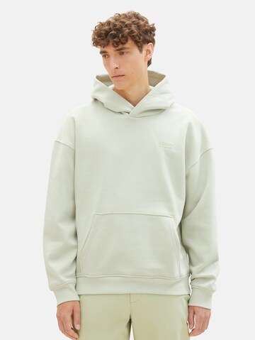 TOM TAILOR DENIM Sweatshirt i grøn: forside