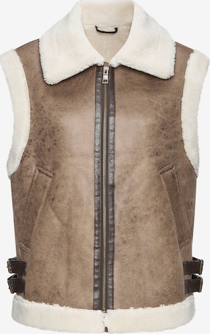 Gilet LASCANA en marron : devant