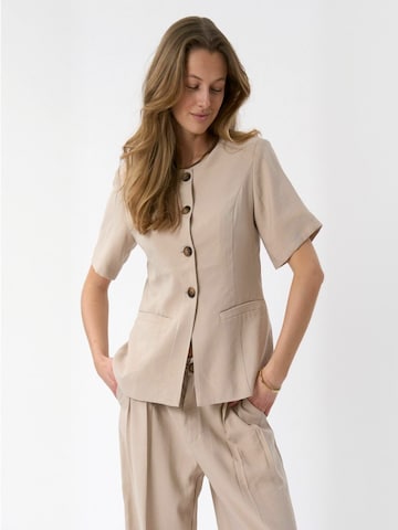 Blazer ' Isolde ' di TEESHOPPEN in beige