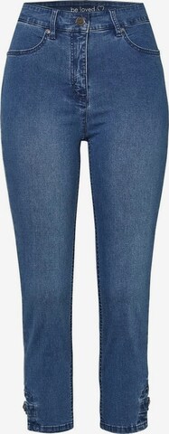 TONI Slimfit Jeans in Blauw: voorkant