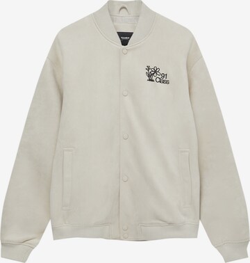 Pull&Bear Tussenjas in Beige: voorkant