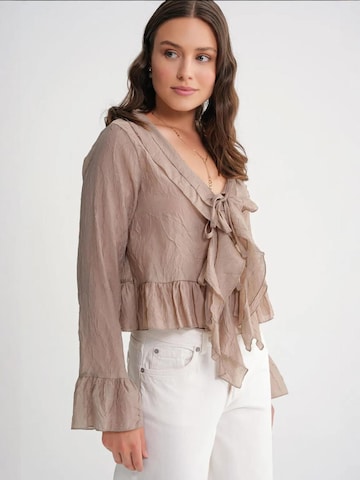 MixRay Blouse in Beige