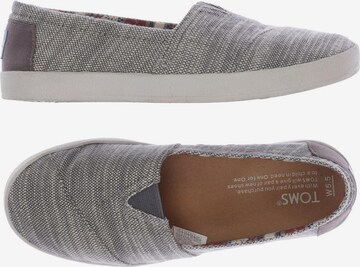 TOMS Halbschuh 36 in Grau: predná strana