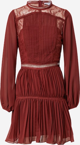 True Decadence Cocktail Dress in Red: front