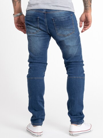 Rock Creek Slimfit Jeans in Blau