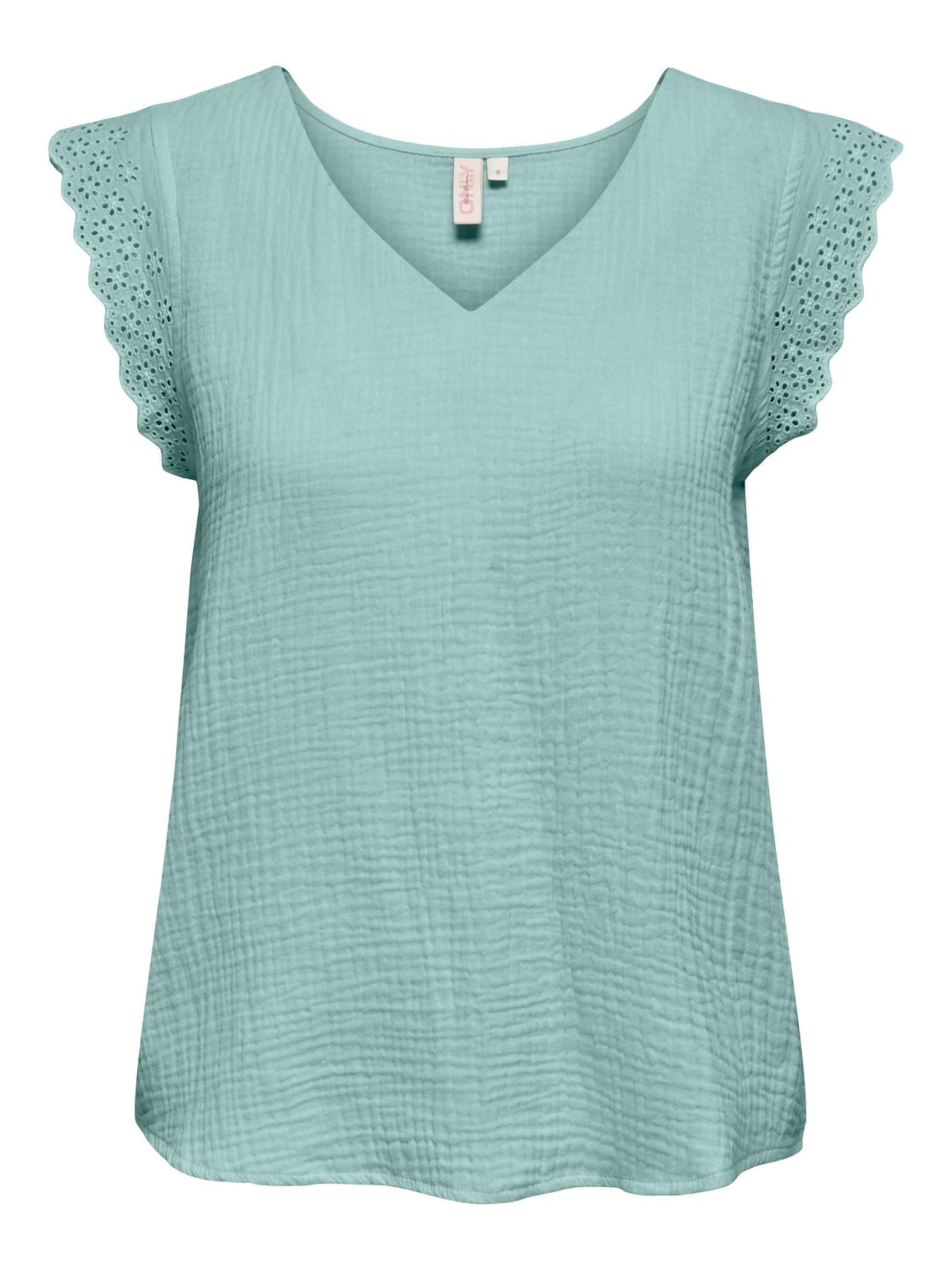 ONLY Μπλούζα 'VMTHYRA' σε πράσινο: μπροστά