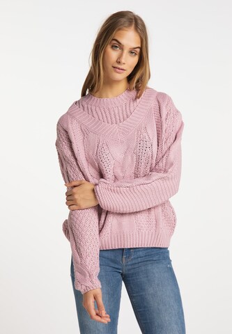 Pull-over MYMO en rose : devant