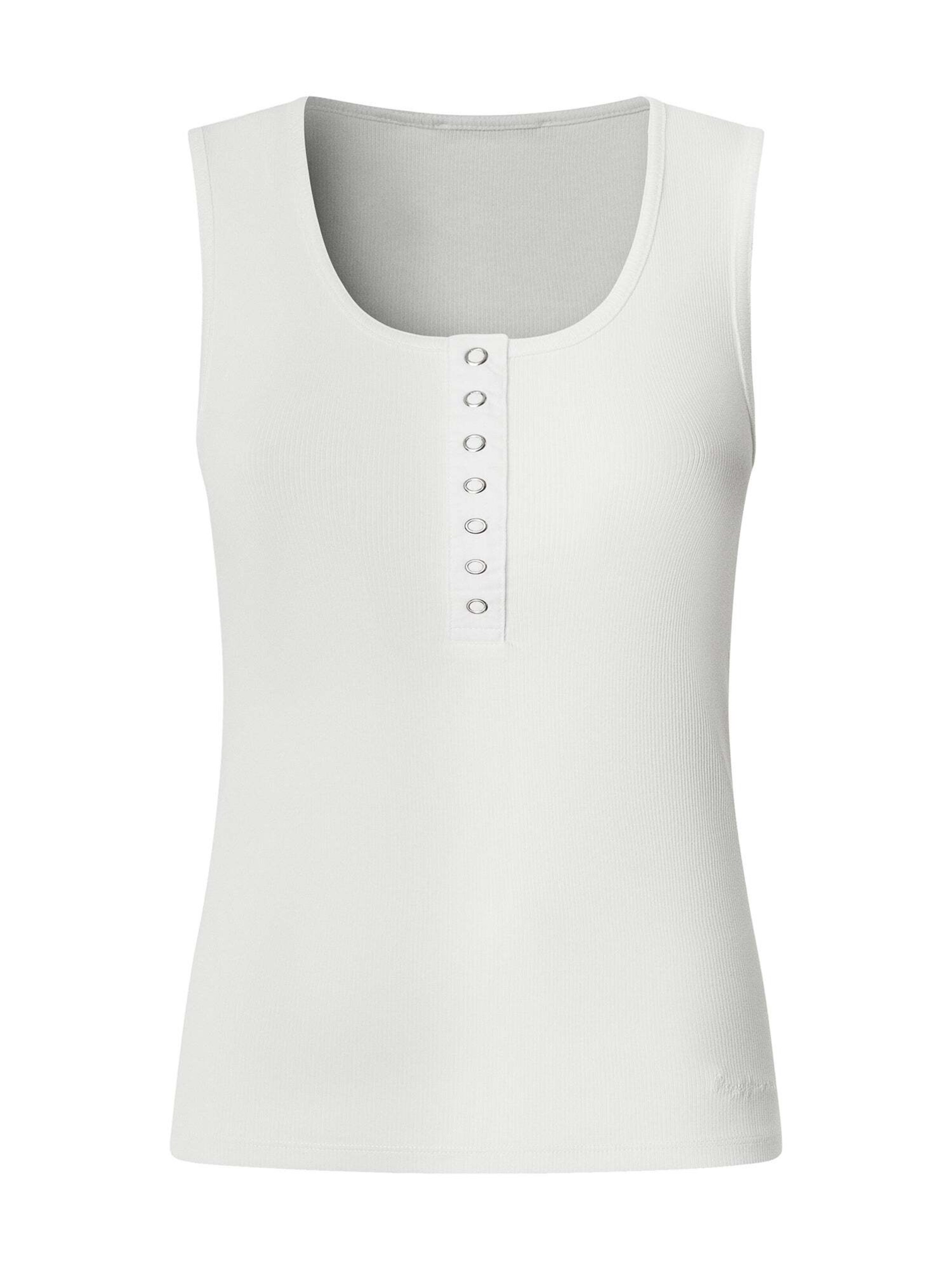 Pepe Jeans Top 'Camilla' in Wit: voorkant