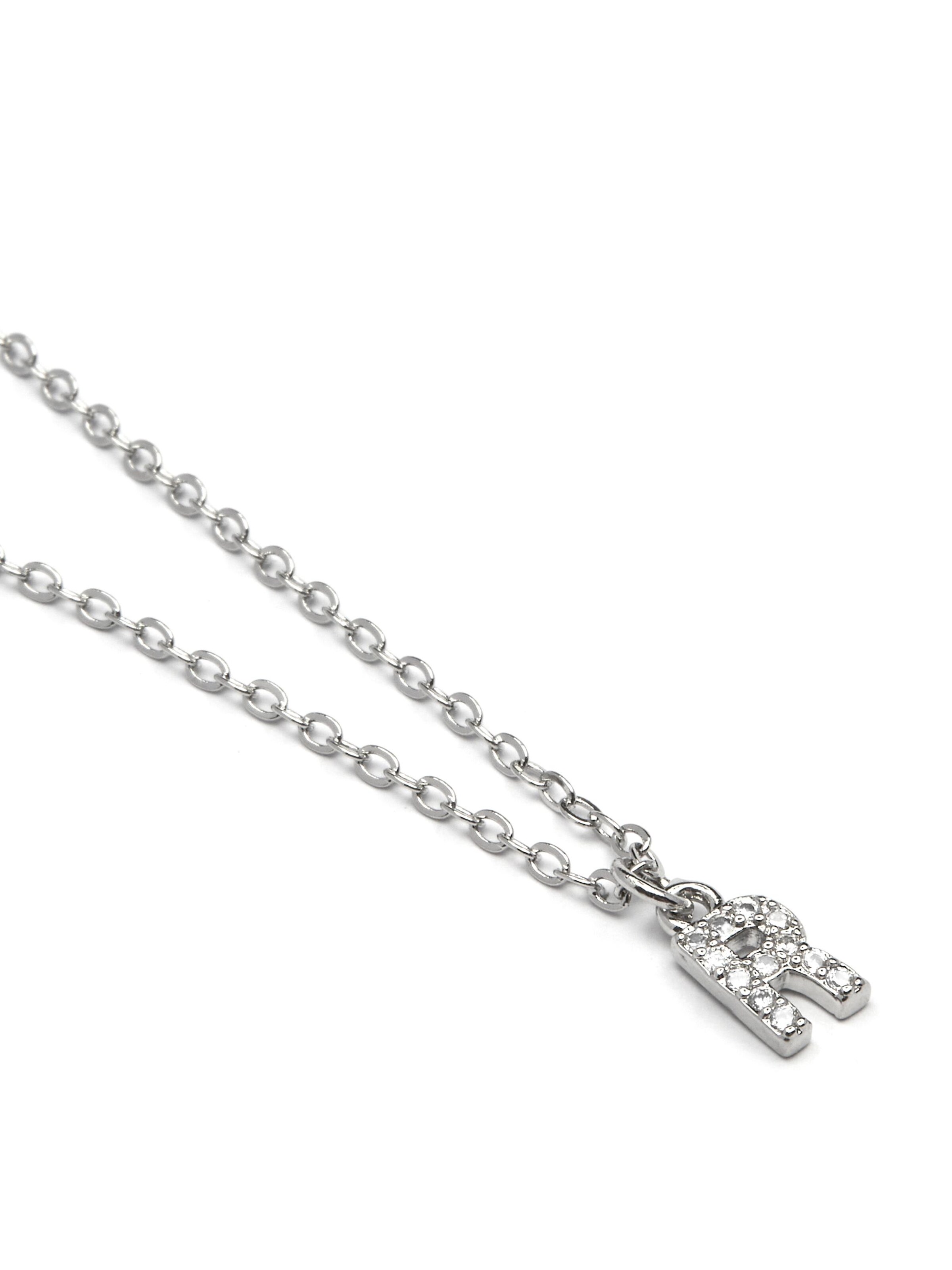 Collana 'Alphabet' di Luxenter in bianco