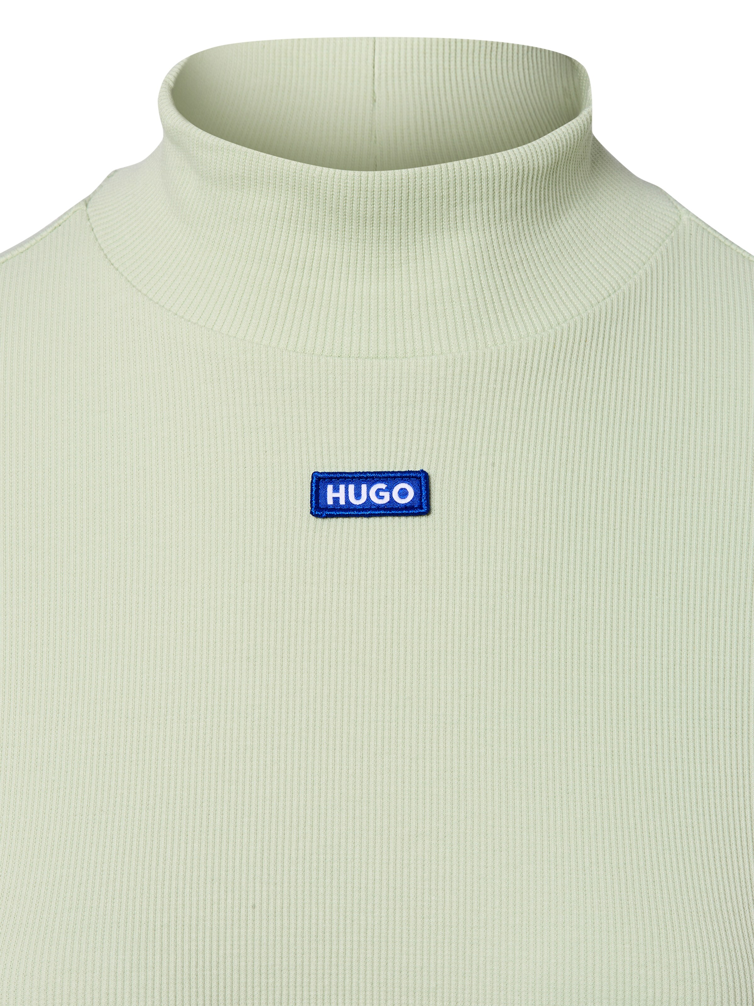 HUGO Langarmshirt in Grün