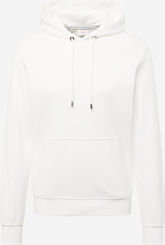 s.Oliver Sweatshirt in Wit: voorkant