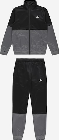 ADIDAS SPORTSWEAR - Fato de treino 'Colorblock' em preto: frente