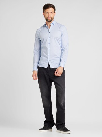 OLYMP Slim Fit Hemd in Blau