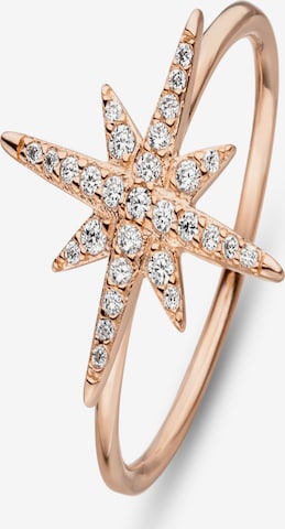 Fiocco Jewelry Ring 'Luna' in Pink: front