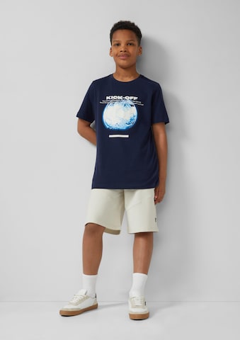 s.Oliver Wide leg Broek in Beige