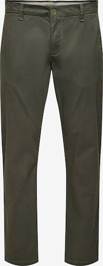 29/30 dydžio „Chino“ stiliaus kelnės 'ONS Weft' iš Only & Sons, spalva – tamsiai žalia, Prekių apžvalga