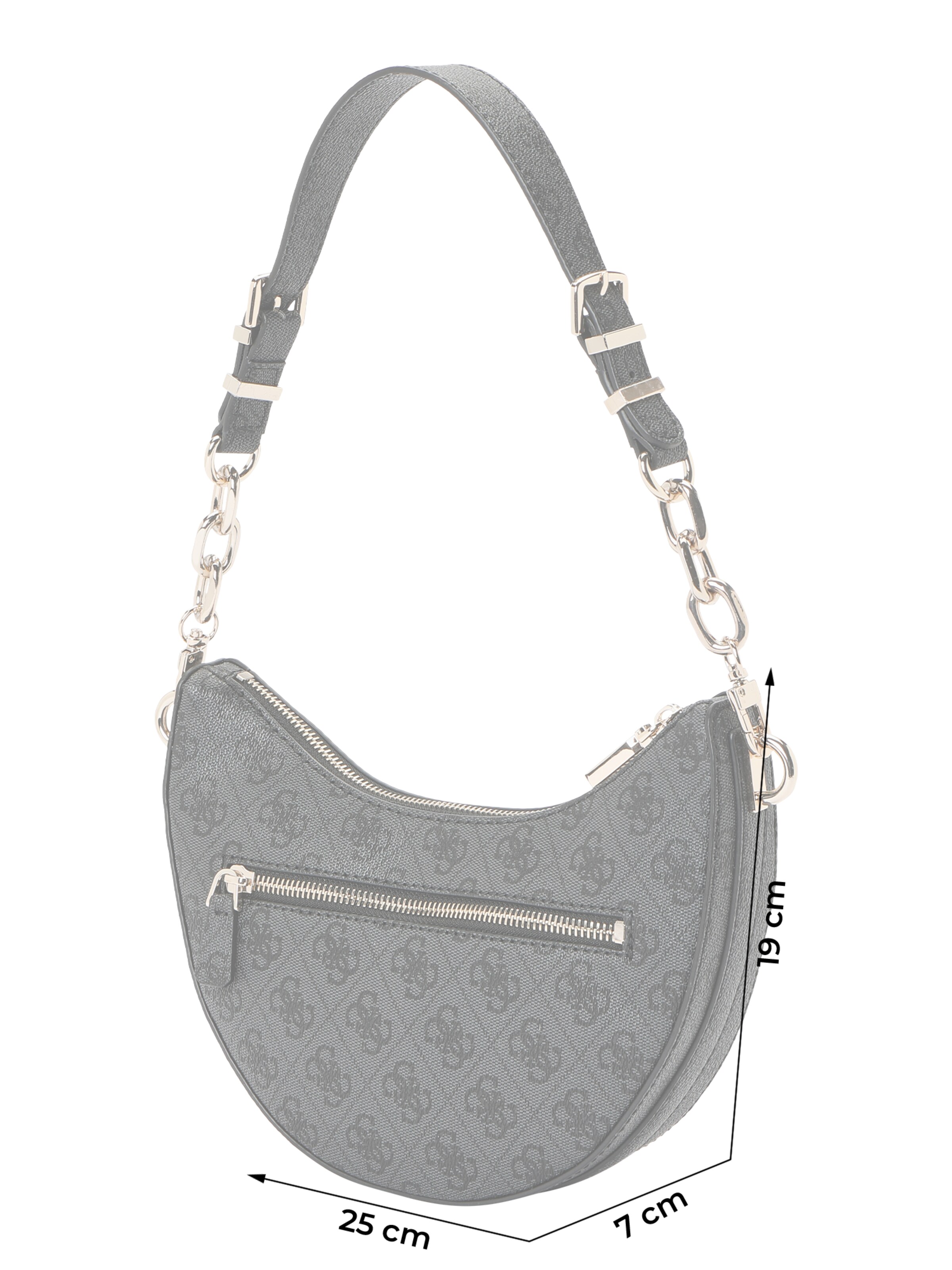 GUESS Schultertasche 'Orlina' in Schwarz