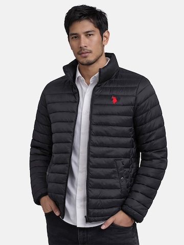 U.S. POLO ASSN. Tussenjas in Zwart: voorkant