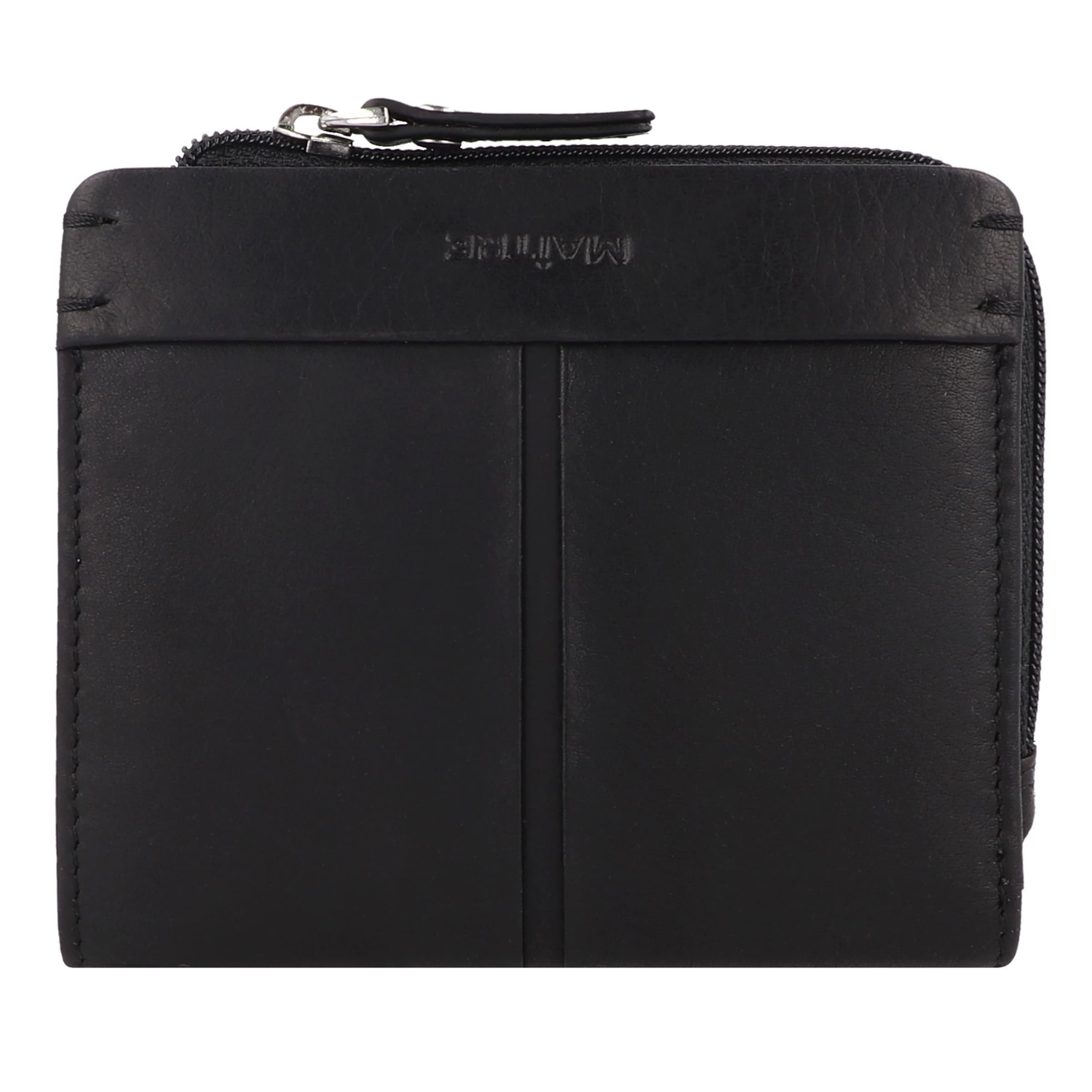 Portamonete 'Birkenfeld' di Maître in nero: frontale