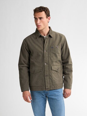 Petrol Industries Tussenjas 'St. Croix' in Groen: voorkant