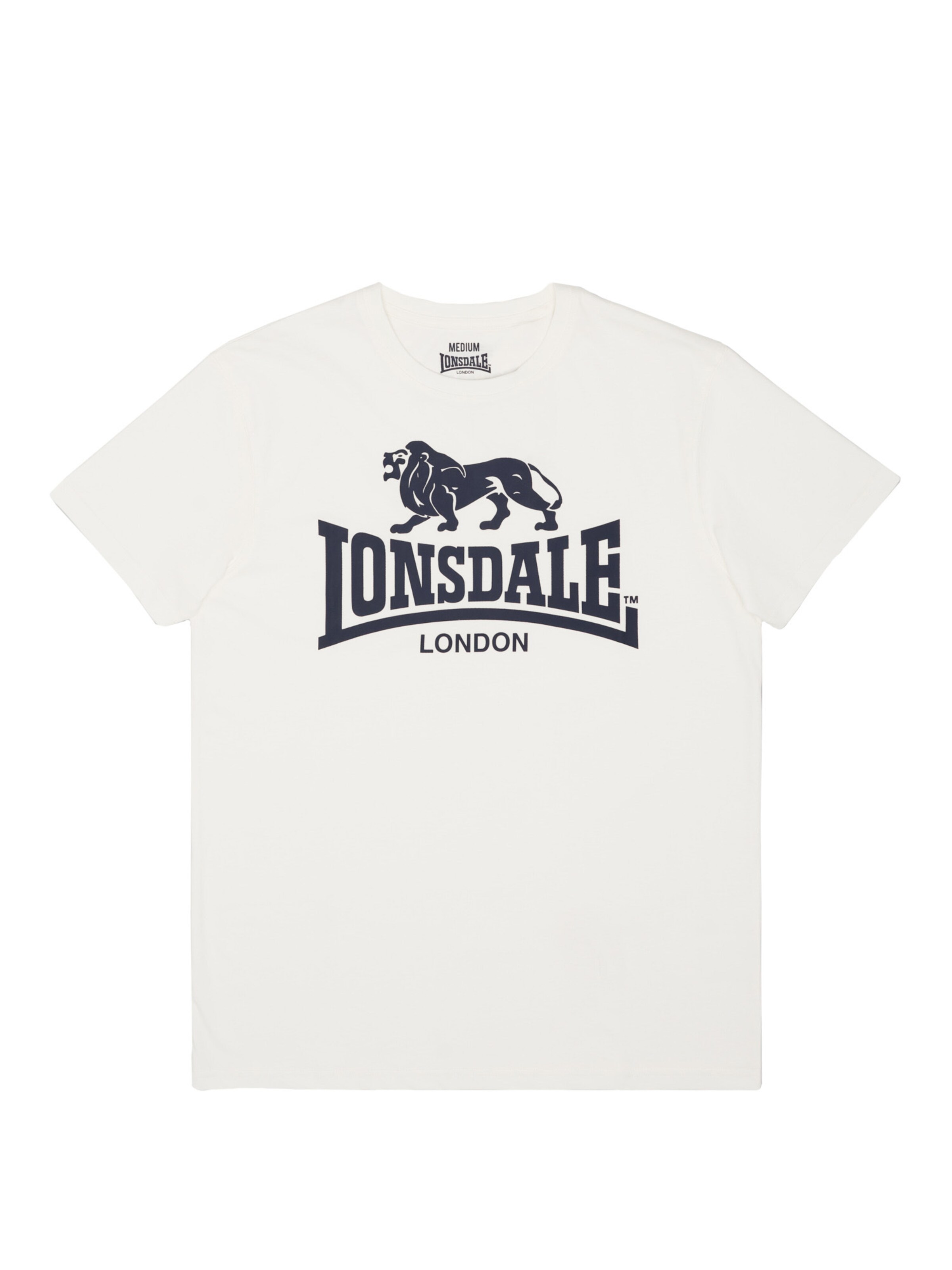 LONSDALE Футболка в Белый: спереди