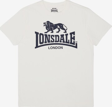 LONSDALE Футболка в Белый: спереди