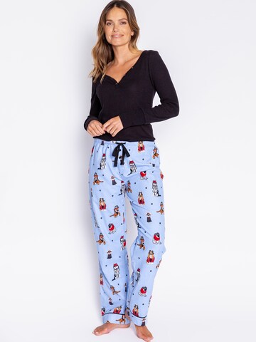 PJ Salvage - Pantalón de pijama 'Flannels' en azul
