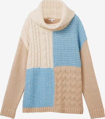 TOM TAILOR Sweater in Beige: front