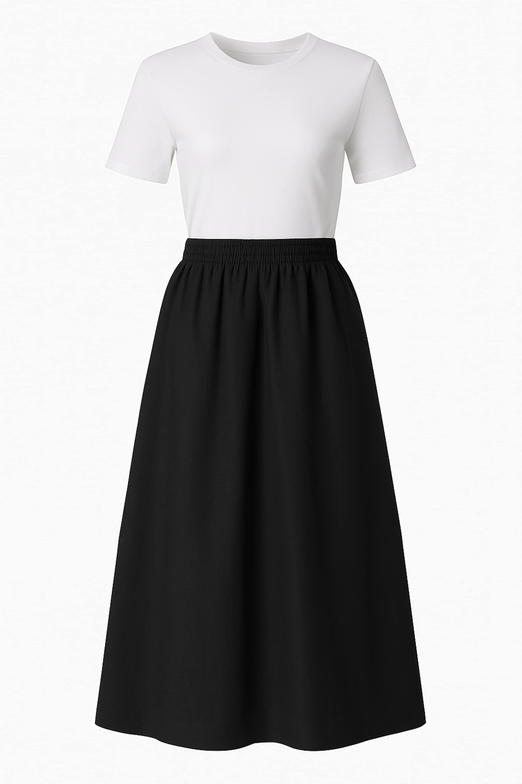 Touche Prive Skirt in Black: front