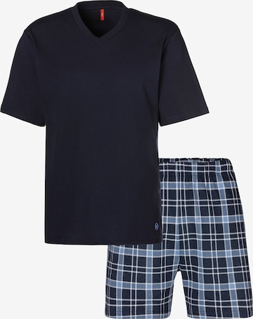 s.Oliver - Pijama curto em azul: frente
