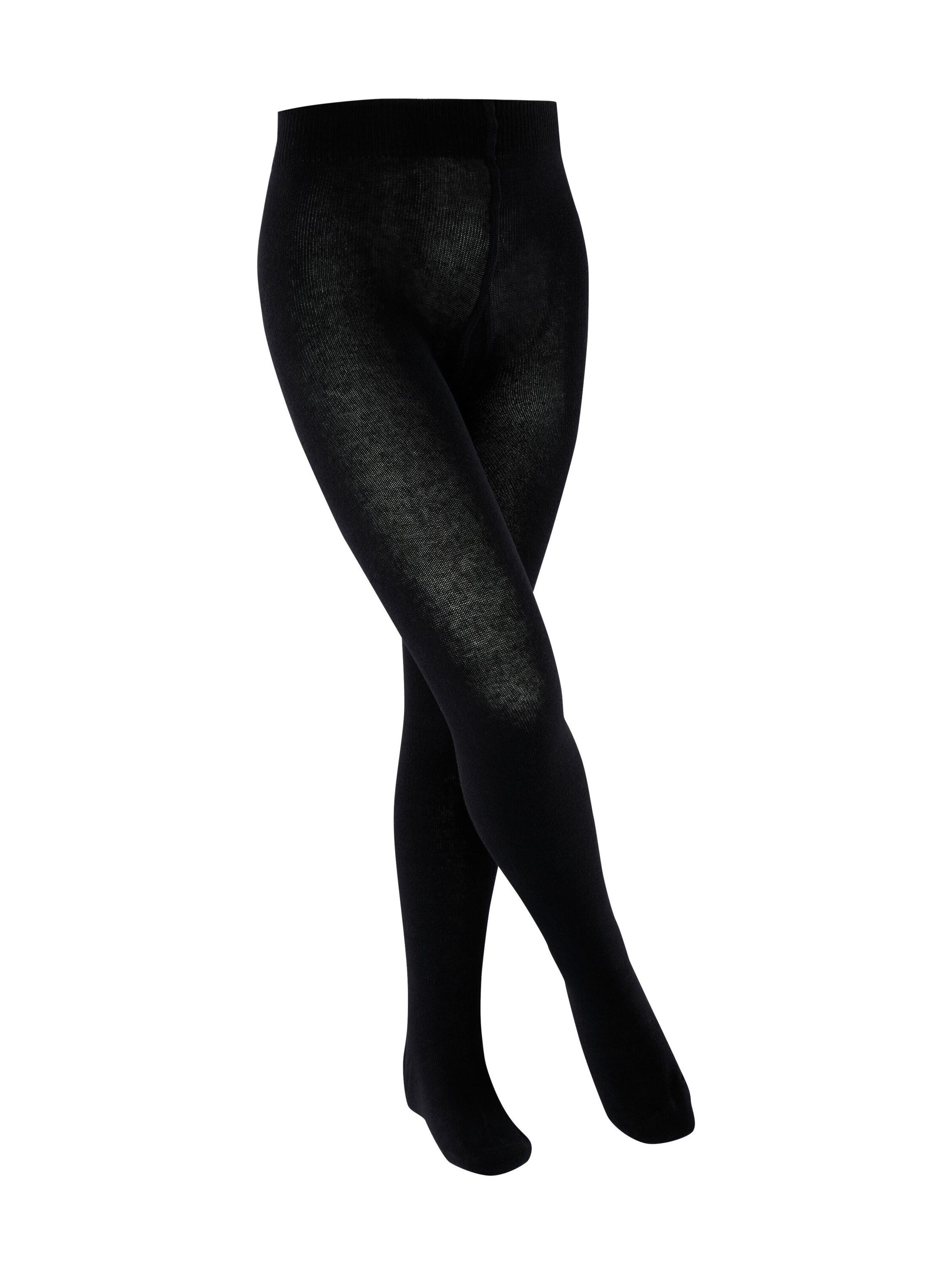 ESPRIT Leggings 'Foot Logo' in Black: front