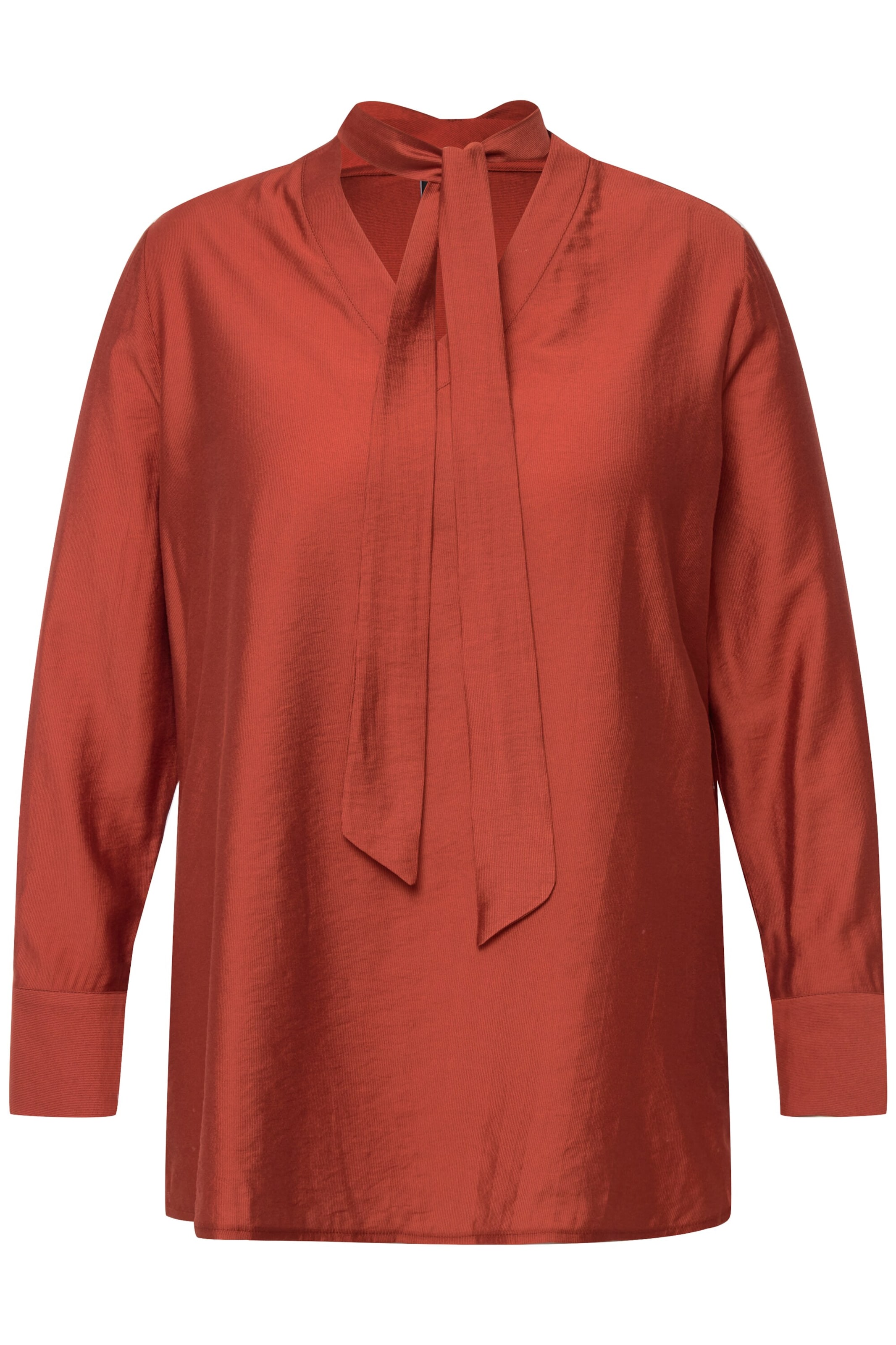 Ulla Popken Bluse in Braun: Vorderseite