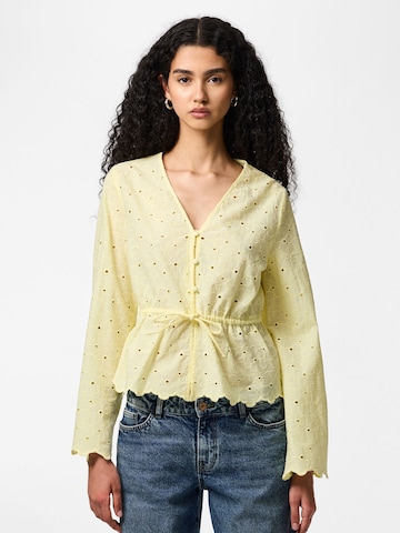 PIECES - Blusa 'PCArmorine' en amarillo: frente