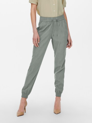 Tapered Pantaloni 'ONLKelda-Emery' di ONLY in verde: frontale