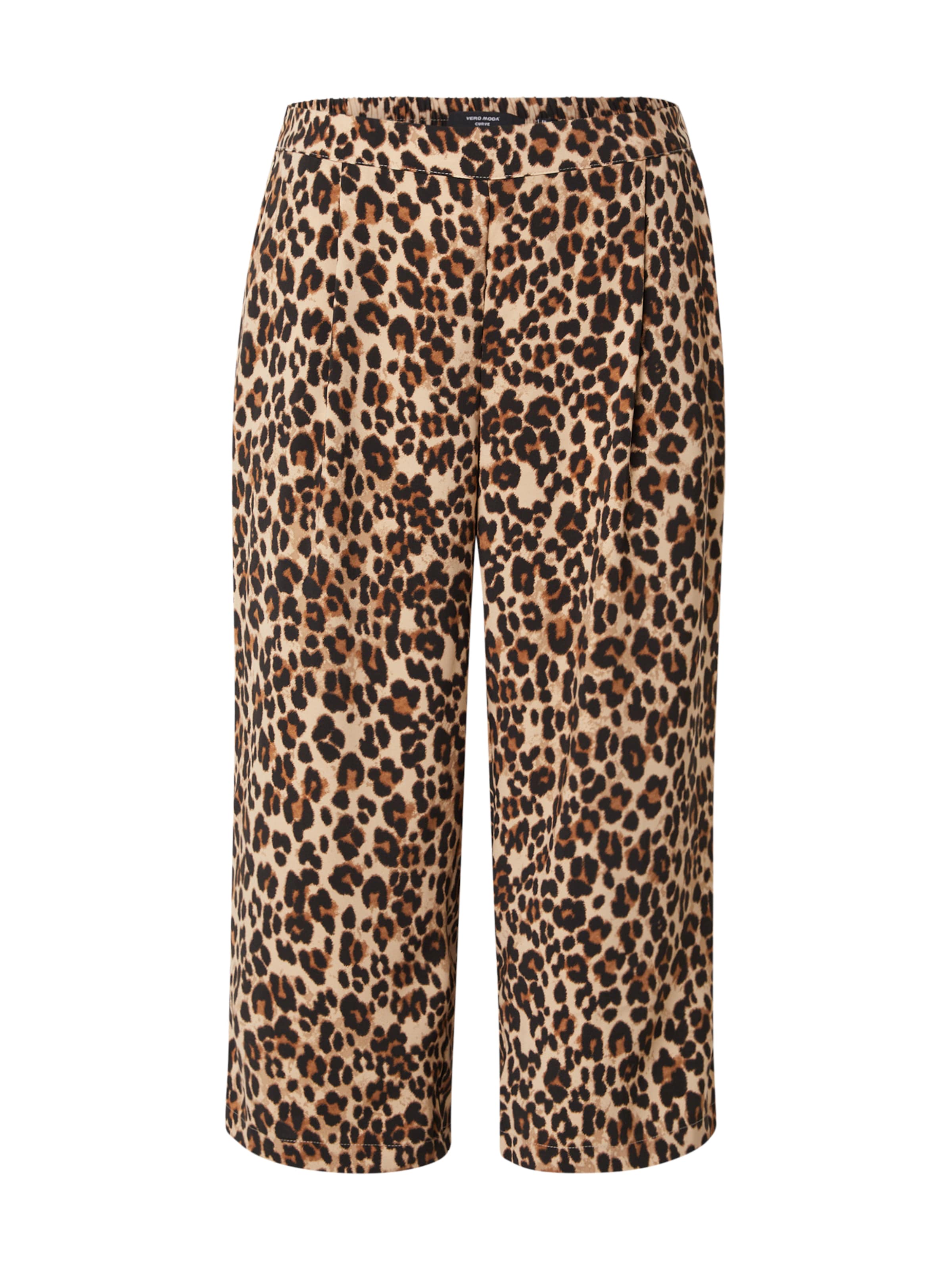 Vero Moda Curve Loosefit Παντελόνι πλισέ &#x27;VMCOCO&#x27; σε καφέ: μπροστά