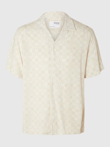 Chemise 'Vero' SELECTED HOMME en beige